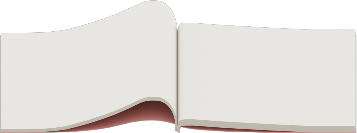 3D Open Book Illustration