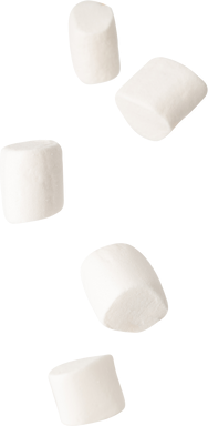Falling Marshmallow Illustration