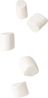 Falling Marshmallow Illustration